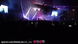 یکی از پشت استیج های کنسرت مسی...