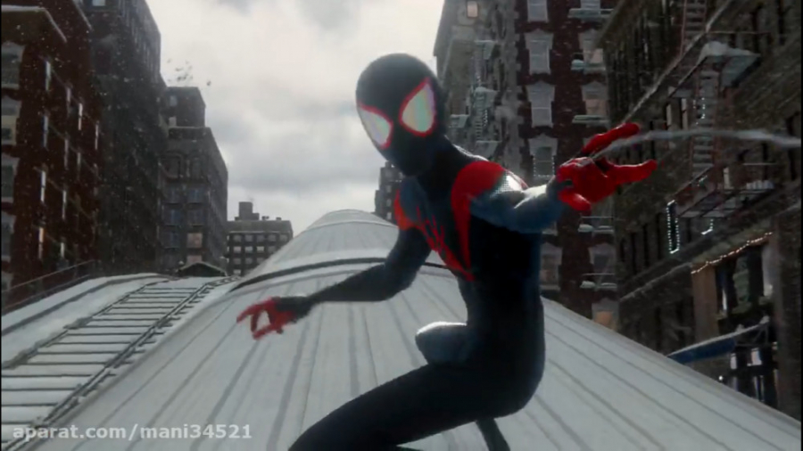 لباس Spider-Man_ Into the Spider-Verse در بازی Spider Man Miles Morales PS5