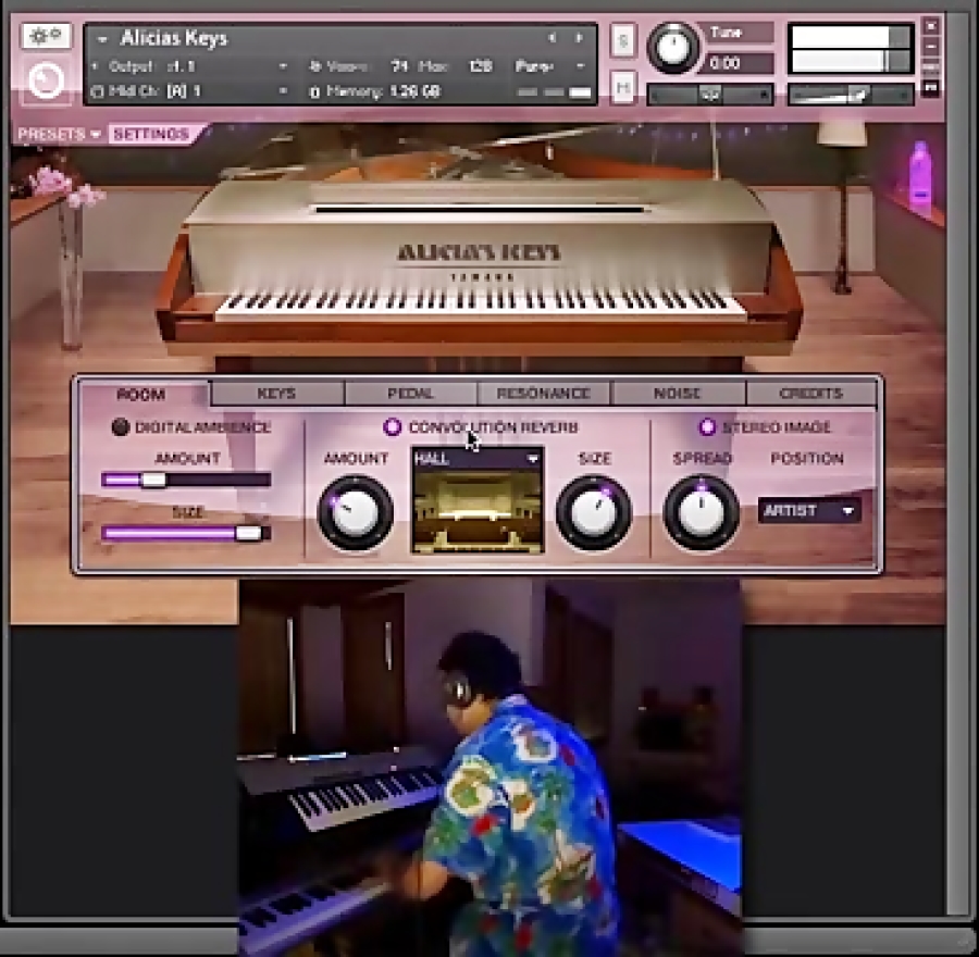 Native instruments key. Alicia Keys пианино