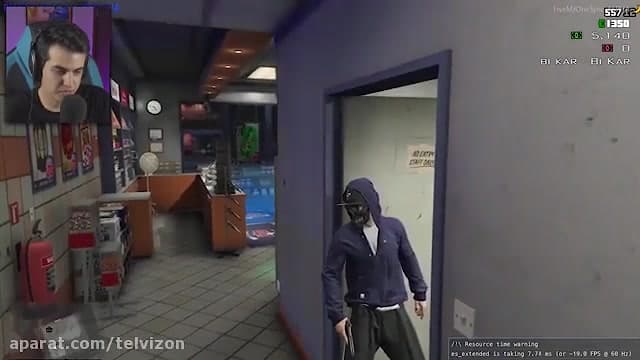 جی تی ای لحظات خنده دار با آریا کیوکسر