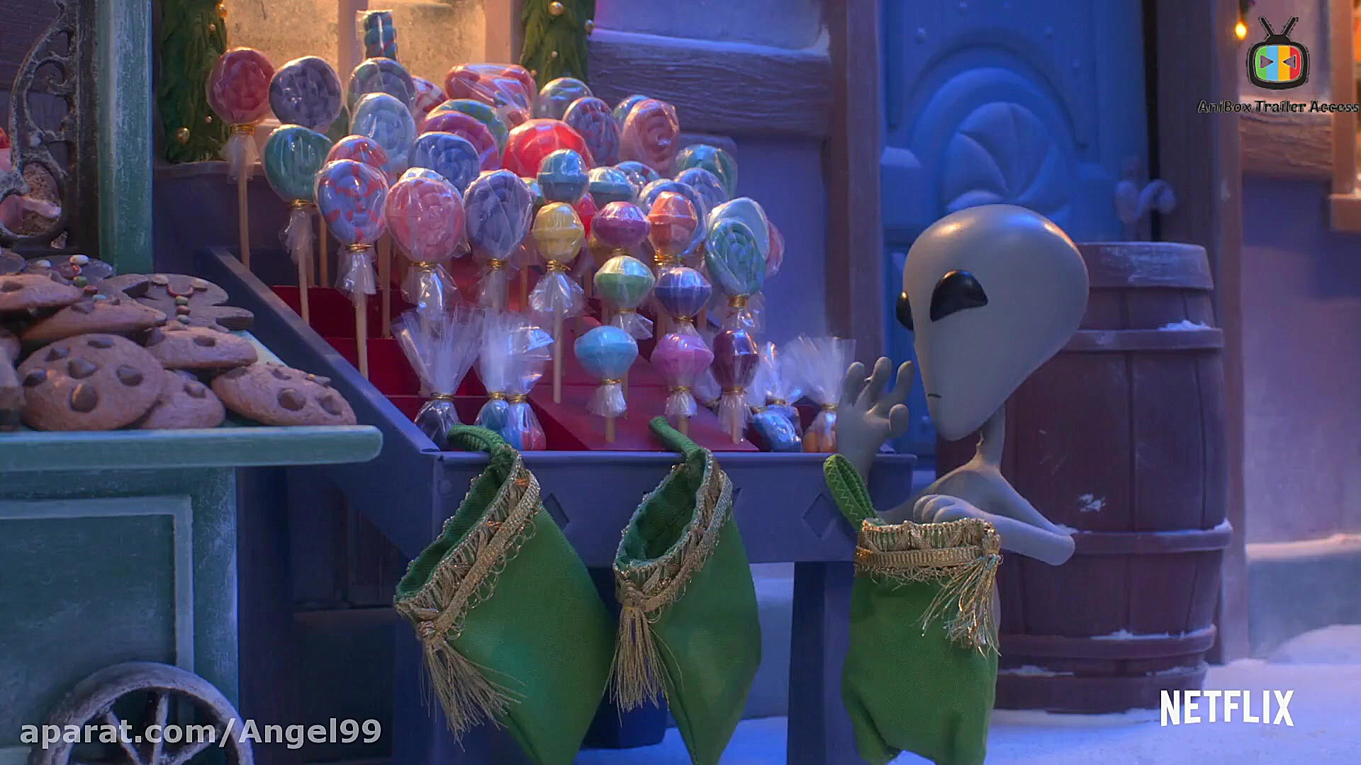 تریلر انیمیشن کریسمس بیگانه 2020 - تریلر Alien xmas 2020 زمان35ثانیه