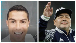 پیام تولد رونالدو به مارادونا...