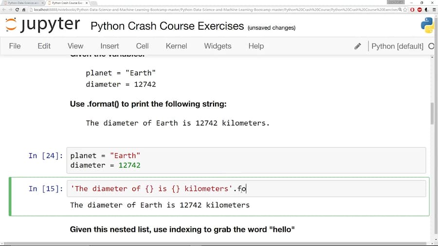 4.8. Python Crash Course Exercises - Solutions