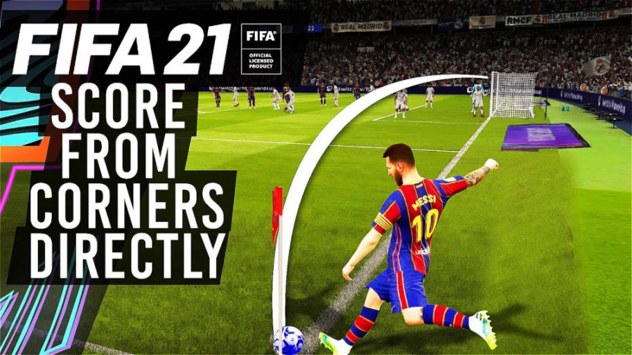 آموزش گل زدن از کرنر در بازی فیفا FIFA 21