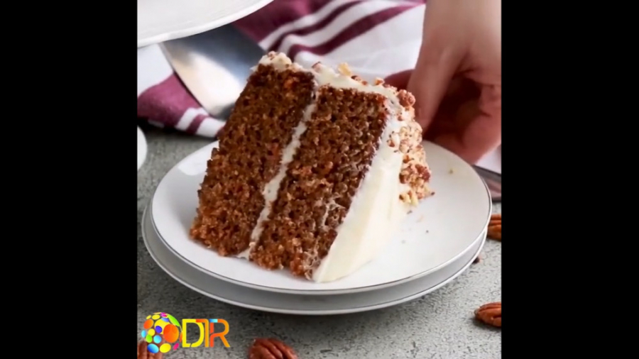 آموزش کیک هویج (دنیای طعم و رنگ)