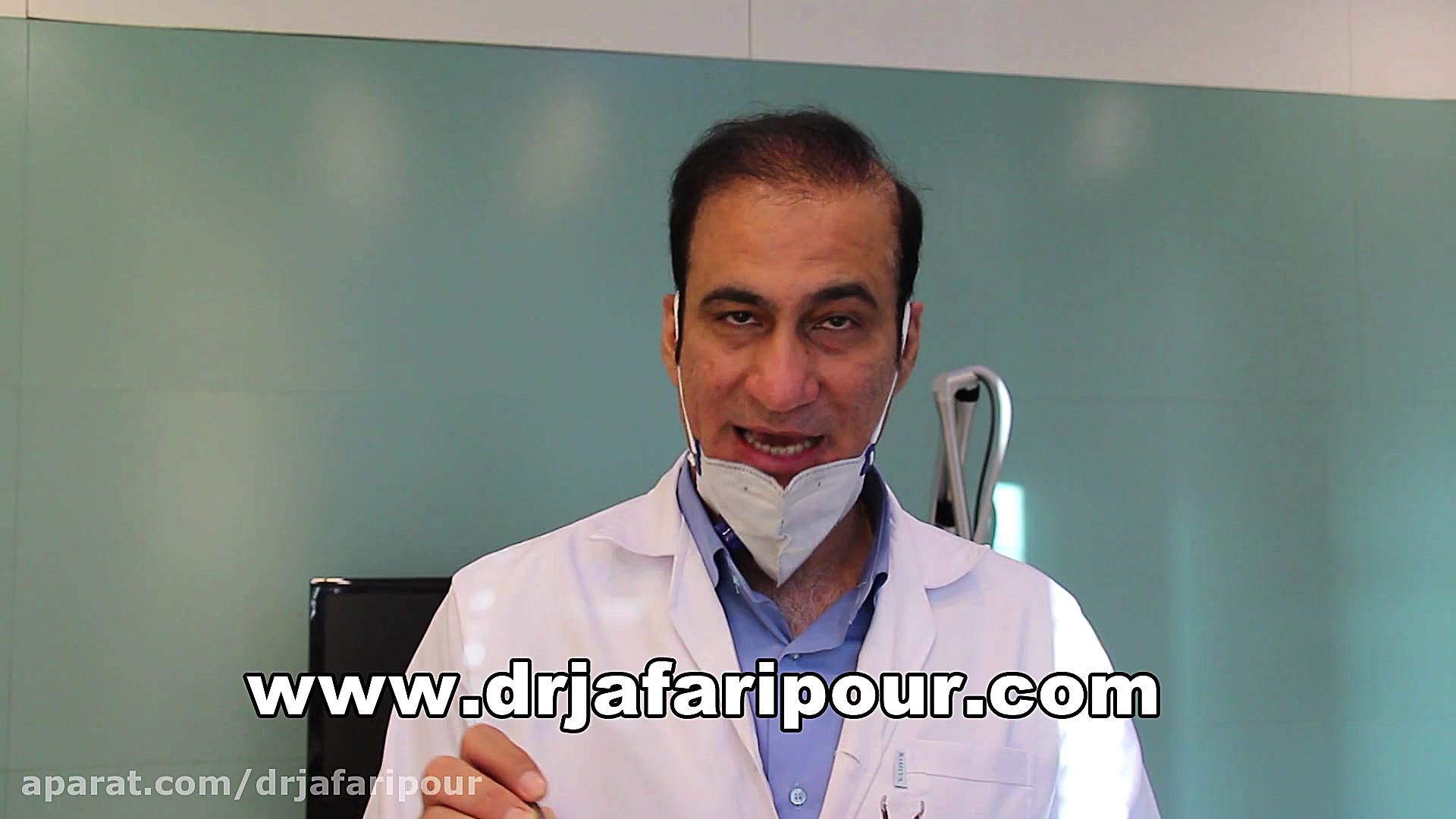 تمیز کردن بخیه های جراحی بینی دکتر مسعود جعفری پور