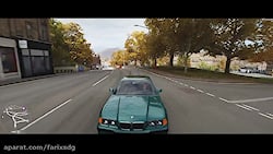 دریفت بازی دور میدون BMW M3 E36