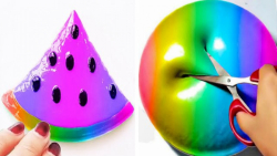 اسلایم رنگی آموزش ساخت خمیر اس...