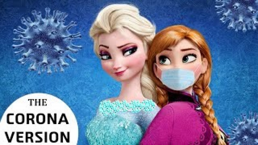 انیمیشن طنز السا و انا و کرونا ! آر اف فرکشنال