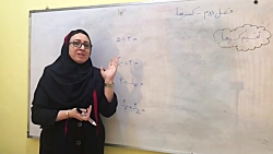 ویدیو آموزش تقسیم کسر ریاضی پنجم