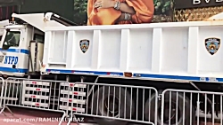 برج ترامپ در محاصره کامیون‌های...