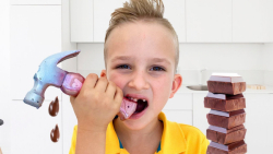 ولاد و نیکیتا و چالش شکلاتی