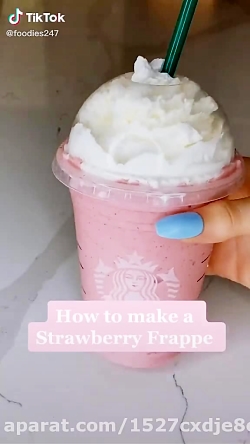 آموزش دسر خوشمزه توت فرنگی