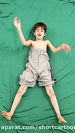 فیلم پرده سبز از سقوط از ارتفا...