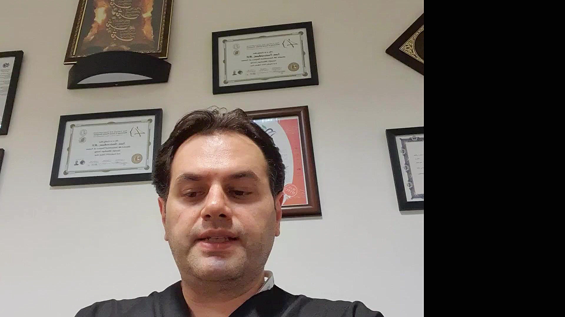 پاسخگویی به سوالات متداول در رابطه با بیماری کرونا توسط دکتر سام تویسرکانی. قسمت ابرسانی پوست
