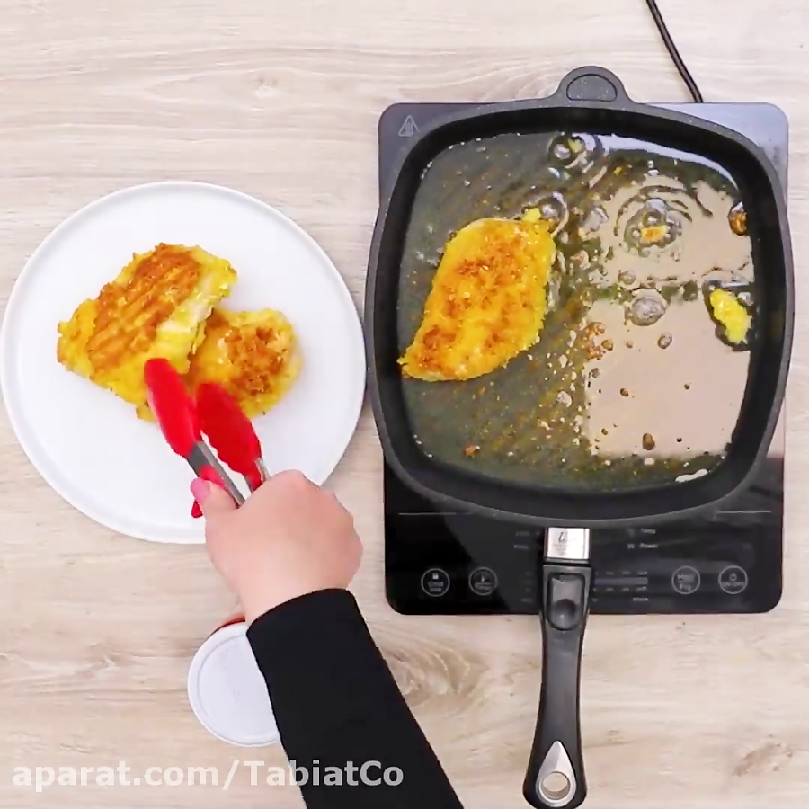 سینه مرغ شکم پر