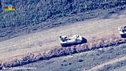 حدف قرار دادن خودرو نظامی طوست...