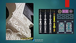 مجموعه آبجکت و نقشه اتوکدی تزئینات معماری اسلامی و ایرانی ( نقوش اسلیمی )