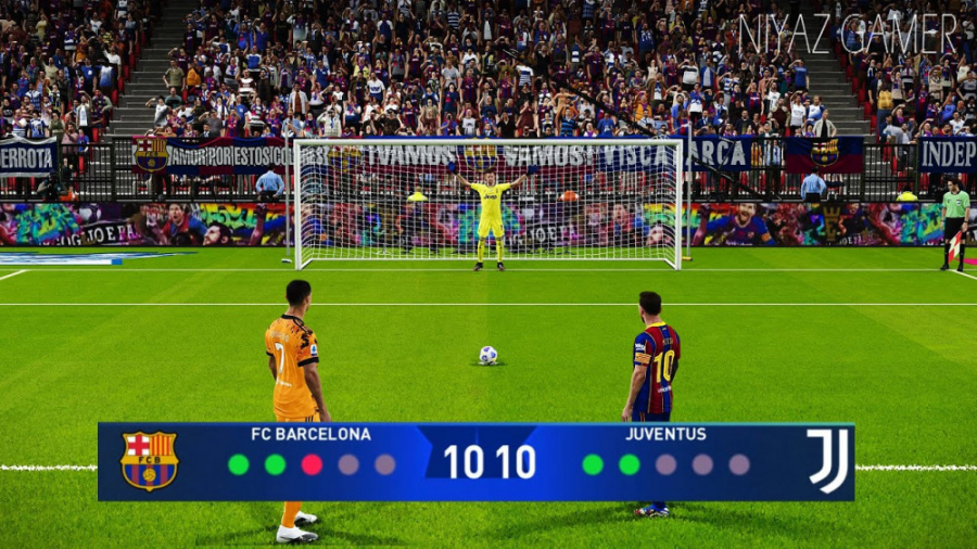 گیم پلی PES 2021  »»» ضربات پنالتی بارسلونا و یوونتوس