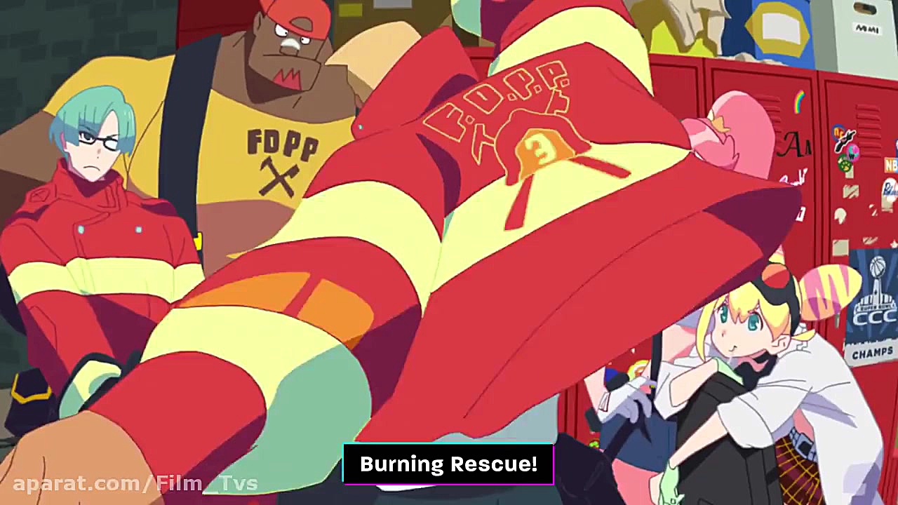 اولین تریلر انیمیشن ژاپنی promare 2019 زمان110ثانیه