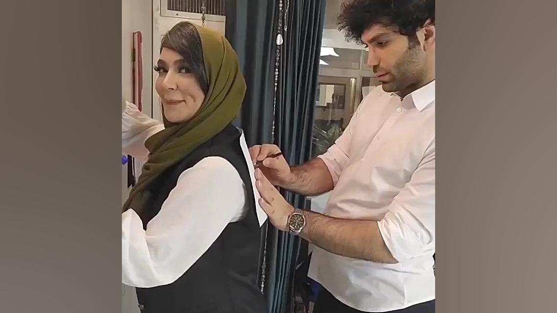چالش زن و شوهری فریبا طالبی و همسرش امیر صدهزاری (1) ترمیم سوختگی