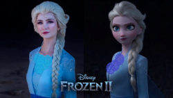 فروزن واقعی و کارتونی  قدرت ال...