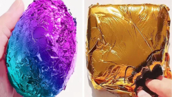 اسلایم اسمر  بازی با اسلایم ژل...