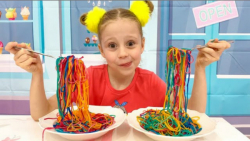 ناستیا و بابایی : آشپزی ناستیا...