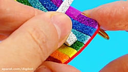 ساخت صندلی با طرح رنگین کمان ب...