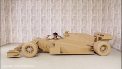 ساخت ماشین فرمول 1 با کارتن