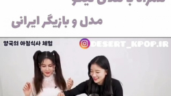 خوردن غذای کره ای با هدی نیکو...