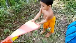 ویدئوی زیبای پخت غذا توسط کودک...