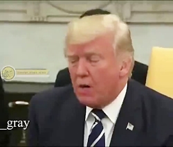 کلیپ ترامپ ته خنده