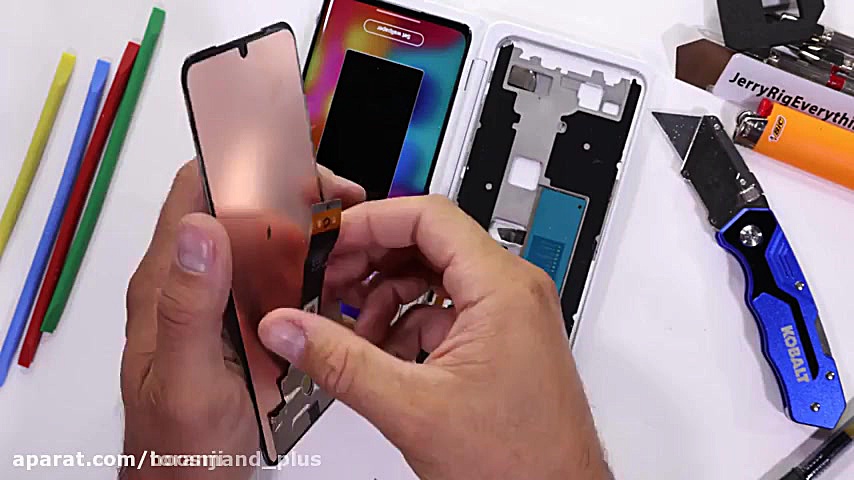 تست مقاومت ال جي ولوت / LG Velvet پروتز دندان