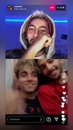 لایو متین و ارسلان