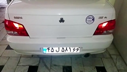 پراید با اگزوز تیون شده