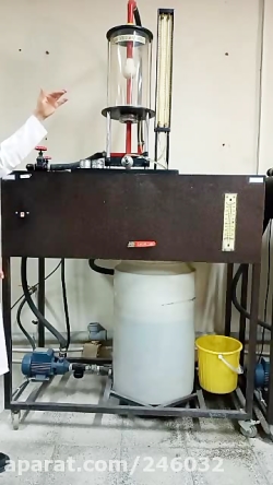 آزمایش عبور جریان از اریفیس بخ...