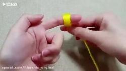 ساخت گل کاموایی با انگشت | خلا...