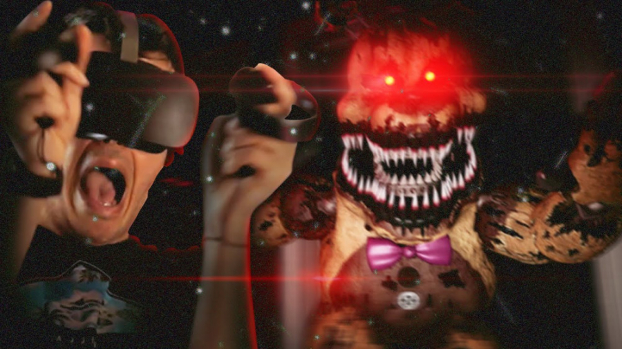 وحشتناک ترین بازی واقعیت مجازی ... FNAF VR..!! | (آریا کیوکسر 785) بهنام بانی