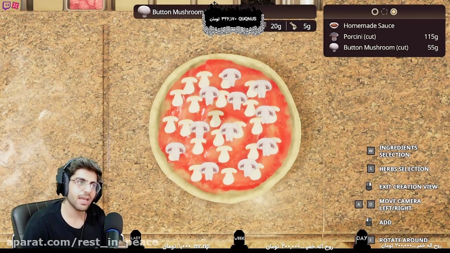 پارت 5 گیم پلی Pizza Simulator پیتزای گارچ قوشت !