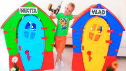 ولاد و نیکی  بازی نیکی با توپ