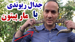 حسن ریوندی - رویارویی وحشتناک مار پیتون با حسن ریوندی