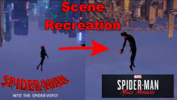 Spider Man Miles Morales whats up danger Scene Recreation