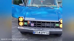 سیستم صوتی روی ماشین نیسان آبی...