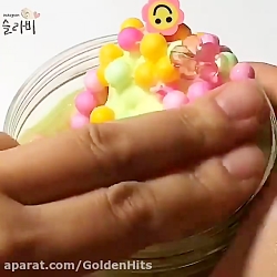 اسلایم / بازی با اسلایم صدادار...