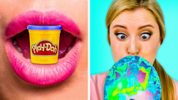 گول زدن با آدامس خمیر قرمز!  ت...