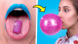 حباب های رنگی و زرق و برقی آدا...