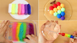 مجموعه اسلایم شفاف و افزودنی