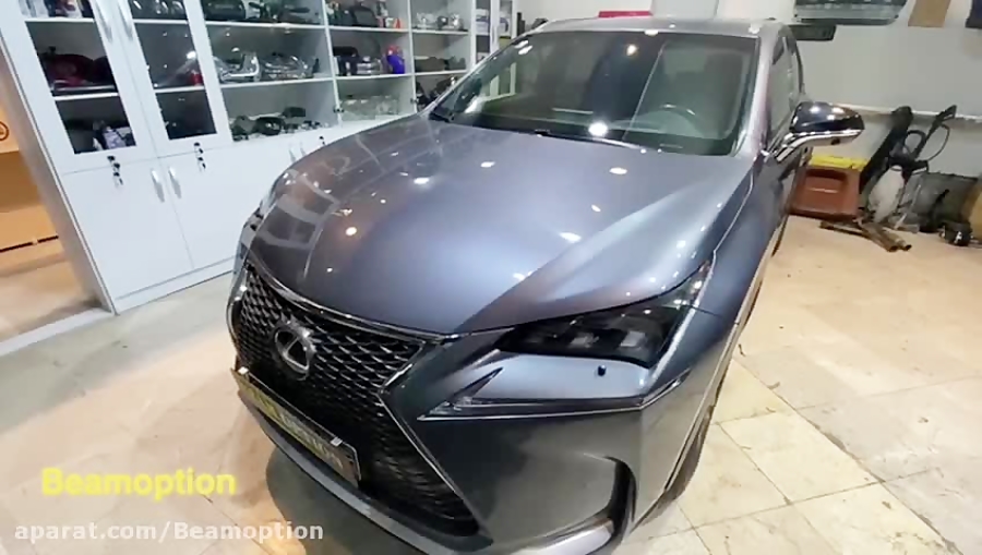 نصب آینه برقی لکسوس NX