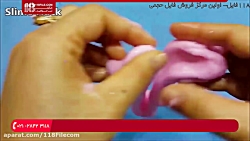 آموزش ساخت اسلایم|اسلایم پفکی|...